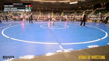 75 lbs 3rd Place - Beau Corby, Greater Heights Wrestling vs Bentley Melson, Backyard Brawlers