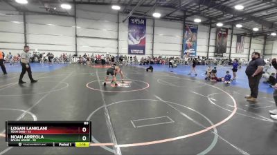 80 lbs Rd# 3 12:00pm Friday - Logan Lanklani, Team Ohio vs Noah Arreola, Rough House