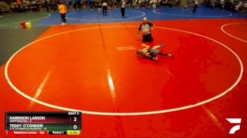60 lbs Semis & 1st Wrestleback (8 Team) - Harrison Larson, Worthington vs Teddy O`Connor, Z-M (Zumbrota/Mazeppa)