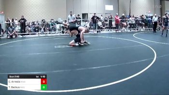 138 lbs Round Of 128 - Chris Arreola, Rough House WC vs Tracen Backus, Payson HS