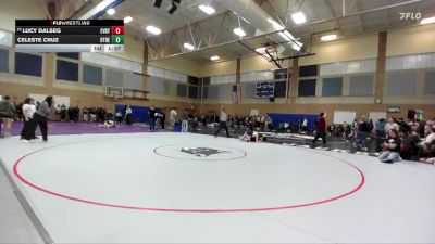 120lbs Champ. Round 2 - Lucy Dalseg, Everett (Girls) vs Celeste Cruz, Othello (Girls)