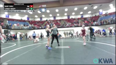 70-75 lbs Rr Rnd 1 - Ruby Chill, Perry Wrestling Academy vs Lakely Kraft, Bridge Creek Youth Wrestling