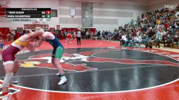 172 lbs Cons. Round 4 - Zeke Olson, Wabasso vs Owen Culbertson, Dassel-Cokato-Litchfield