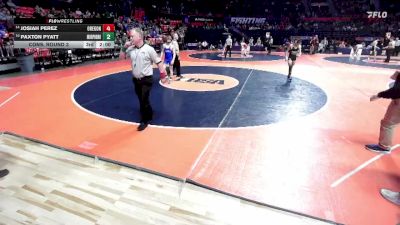 1A 120 lbs Cons. Round 3 - Barret Speck, Glasford (Illini Bluffs) vs Augustus Swanson, Princeton