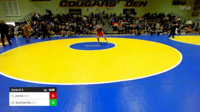 123 lbs Consi Of 4 - Isaiah Jones, Bixby (OK) vs Czar Quintanilla, University (WA)