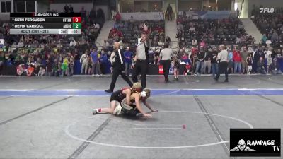 80 lbs Cons. Round 3 - Layton Hamel, Plainville Kids vs Rudy Washburn, Hays WC