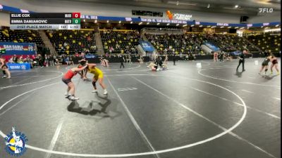 190 lbs 21st Place Match - Ellie Cox, Marion vs Emma Damjanovic, New Hampton