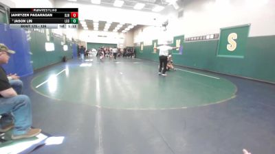126 lbs Champ. Round 2 - Jason Lin, La Costa Canyon vs Jahryzen Pagaragan, Slam Academy