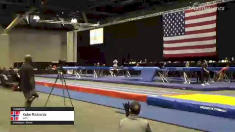 Kobe Richards - Tumbling, WCC - 2021 USA Gymnastics Championships