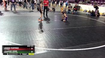 63 lbs Champ. Round 1 - Jaxson Martinez, Colorado vs Coleman Lewis, Bennett Wrestling Club