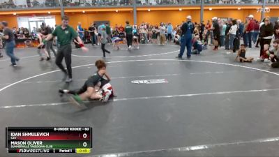 60 lbs Cons. Round 4 - Mason Oliver, Summerville Takedown Club vs Idan Shmulevich, C2X