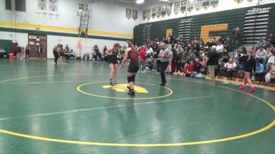 125 lbs Cons. Round 3 - Jobie Conway, Cedar Falls vs Savana Sharkey, Western Dubuque