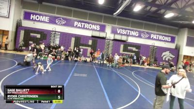 48 lbs Semifinal - Ryder Christensen, Elite Wrestling vs Sage Balliett, Roy Wrestling Club