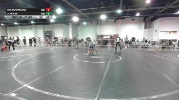 74 lbs Quarterfinal - Mia Dominguez, Unattached vs Zuri Kee, Ganado WC