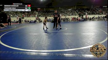 55 lbs Round Of 16 - Messiah Gonzalez, Shelton Wrestling Academy vs Thatcher Odle, Keystone Wrestling Club