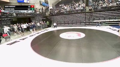 6A 113 lbs Cons. Round 3 - Cache Earl, Davis vs Josh Wright, Cedar Valley