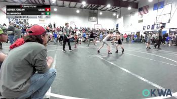 83 lbs Consi Of 4 - Asher Jordan, Carl Albert vs Eli Bridges, Norman Grappling Club