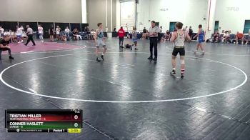 120 lbs Round 9 (10 Team) - Conner Haslett, Lapeer vs Tristian Miller, Team Montana Willston