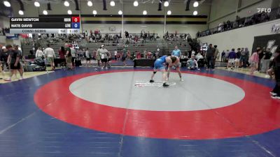 138 lbs Consolation - Gavin Newton, Roundtree Wrestling Academy vs Nate Davis, Level Up Wrestling Center