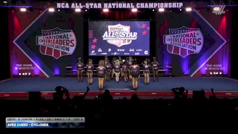 Apex Cheer - Cyclones [2026 L2 Junior - Flex - D2 - Small - A Day 2] 2026 NCA All-Star National Championship