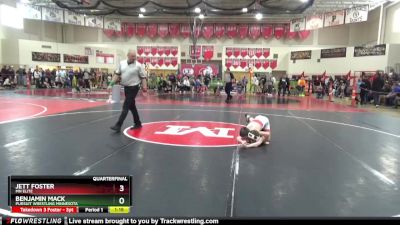 85 lbs Quarterfinal - Jett Foster, MN Elite vs Benjamin Mack, Pursuit Wrestling Minnesota