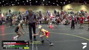 56 lbs Quarterfinals (8 Team) - Zeth Dykhouse, BadBass Green vs Kamdynn Parker, East Kansas Eagles