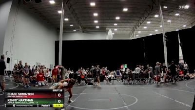 72 lbs Round 7 (8 Team) - Kenny Hartman, Junior Terps USA Allstars vs Chase Simonton, Dayton Bandits