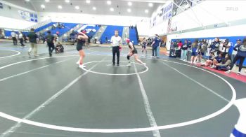 115 lbs Cons. Round 5 - Priscilla Garcia, Imperial vs Kayden Malchow Cramer, Huntington Beach