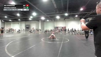 74 lbs Final - Mia Dominguez, Unattached vs Michaela Garcia, LV Bears WC