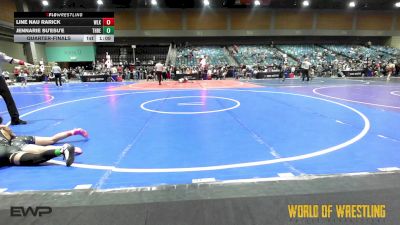 100 lbs Quarterfinal - Line Nau Rarick, Westlake vs JennaRie Su'esu'e, THRESHOLD WRESTLING CLUB