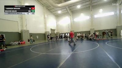 76 lbs 3rd Place Match - Hudson Weaver, Relentless Wrestling vs Deacon Miles, Northside Wrestling Club