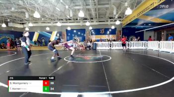215 lbs Round 5 (8 Team) - Darrius Montgomery, Funky Monkey vs Toby Horner, Palm Harbor WC