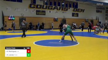 129 lbs Quarterfinal - Antonio Rodriguez, Los Gatos vs Robert Jones, Poway