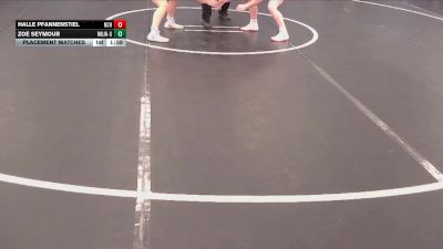 140 lbs Placement Matches - Zoe Seymour, Millard West vs Halle Pfannenstiel, Norton Community HS
