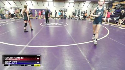 100 lbs Placement - Payton Brazzle, Sudden Victory Red vs Bristol Norris, Husky WC Navy