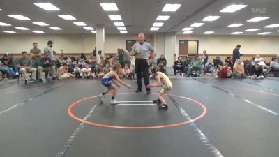 50 lbs Rr Rnd 5 - Trey Hunkus, Reynolds K-6 Community vs Walker Tonini, Belle Vernon K-6 Community