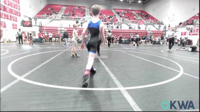 80 lbs Semifinal - Cyrus Baker, Harrah Little League Wrestling vs John Paul Cramer, Standfast