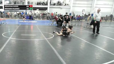 77 lbs Semifinal - Sebastian Burns, Iron Faith WC vs Benjamin Palermo, Silverback WC
