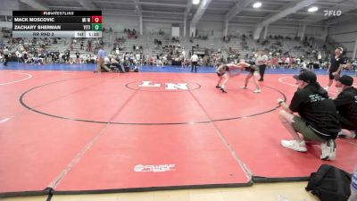 132 lbs Rr Rnd 2 - Mack Moscovic, MI MAFIA (COBRA MAFIA) vs Zachary Sherman, Yeti: Special Forces