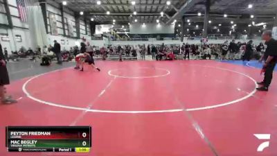 80 lbs Round 1 - Mac Begley, Virginia Patriots vs Peyton Friedman, Legend