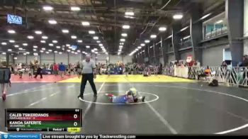 64 lbs Round 3 - Kanoa Saferite, VA Hammers vs Caleb Tsikerdanos, Maryland BLACK