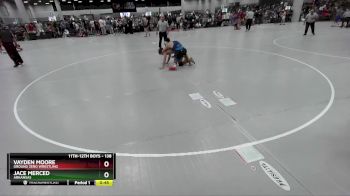 138 lbs Cons. Round 2 - Jace Merced, Arkansas vs Vayden Moore, Ground Zero Wrestling