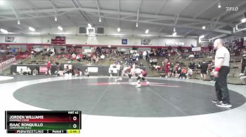 125 lbs Cons. Round 3 - Isaac Ronquillo, Jamestown (N.D.) vs Jorden Williams, Fairmont State