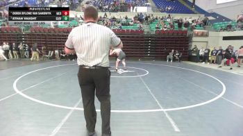190 lbs Semifinal - Derek Bylone Van Sandwyk, Nation Ford vs Ethan Vaught, Clover