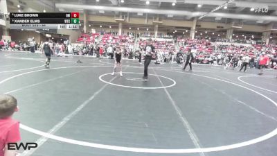 64 lbs Champ. Round 2 - Xander Elms, WTC vs Luke Brown, Open Mats
