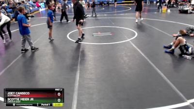 132 lbs Round 6 - Scottie Meier Jr, Lincoln East vs Joey Canseco, Scottsbluff