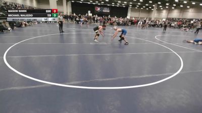 132 lbs 5th Place Match - Mason Shirk, Big Game Wrestling Club vs Michael Malizzio, Team El1te Wrestling