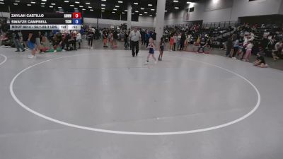 56.1-59.3 lbs Cons. Sub-semis - Swayze Campbell, The Island City Misfits Elite Wrestling vs Zaylah Castillo, Gracie Barra Westchase Wrestling Club