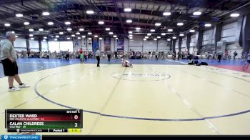 96 lbs Rd# 8- 12:30pm Saturday Final Pool - Calan Childress, Cali Red vs Dexter Ward, Mid-Atlantic AllStars