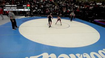 4A 126 lbs Cons. Round 3 - Linken Jamison, Uintah vs Andrew Esplin, Crimson Cliffs High